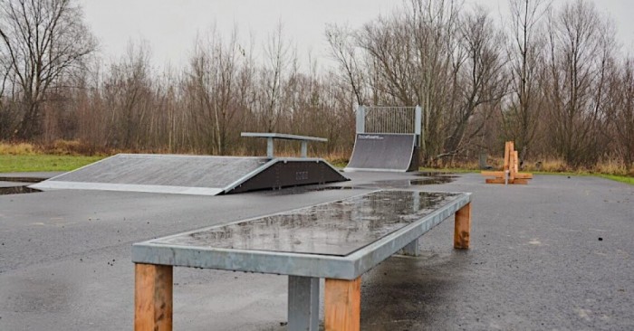 Skatepark w Dobczycach otwarto w 2018 roku.